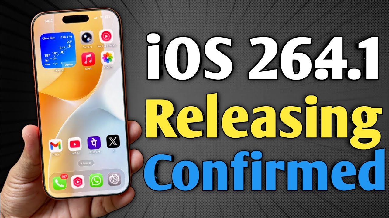 iOS 26.4.1 - Apple Confirmed