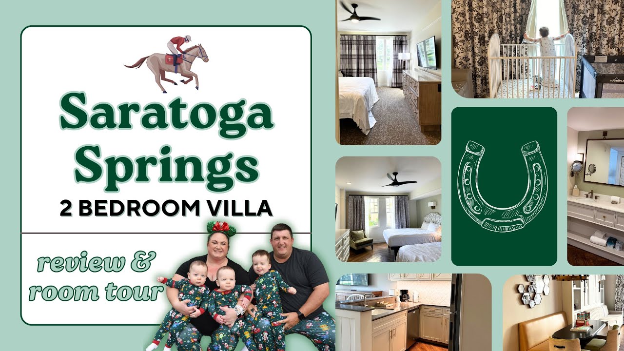 ULTIMATE ROOM TOUR | Disney's Saratoga Springs Resort 2 Bedroom Villa (full walkthrough & review)