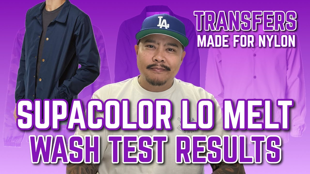 Supacolor LoMelt - Wash Test