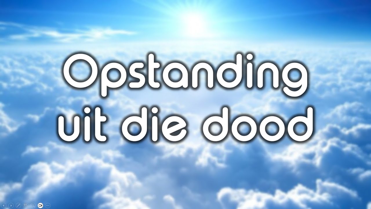 (3) Opstanding uit die dood