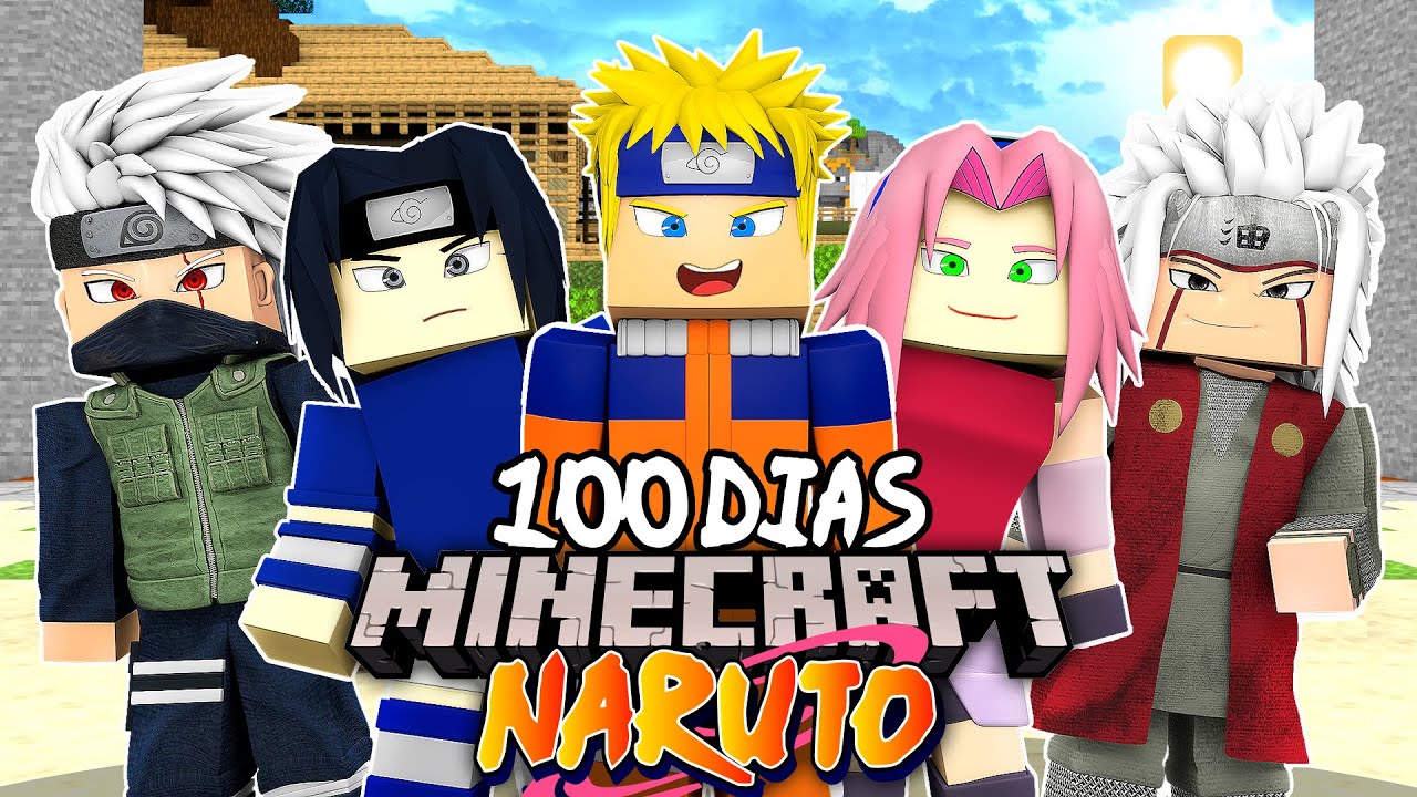 SOBREVIVÍ 100 Días en NARUTO en Minecraft y esto es lo que sucedió...