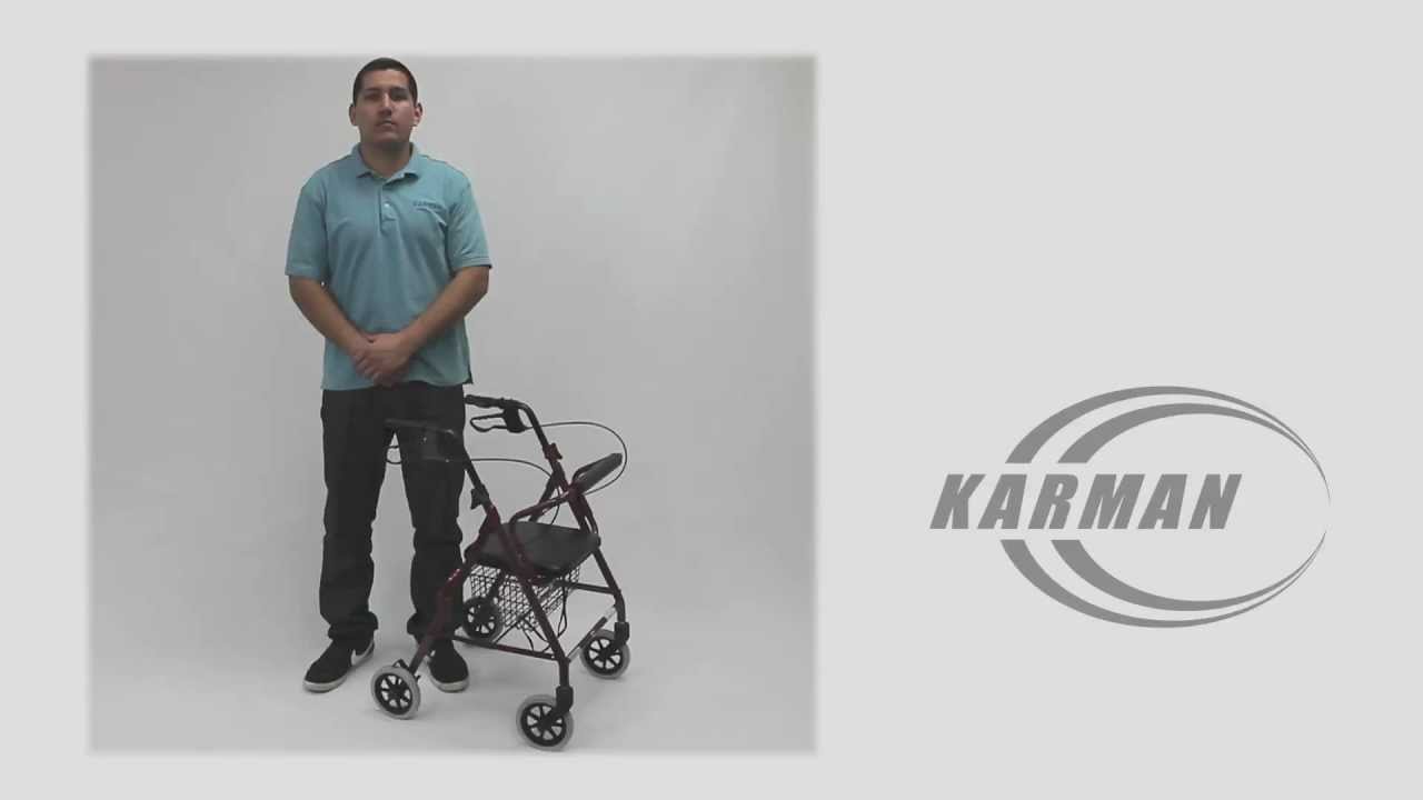 R-4100N Rollator - by Karman Healthcare