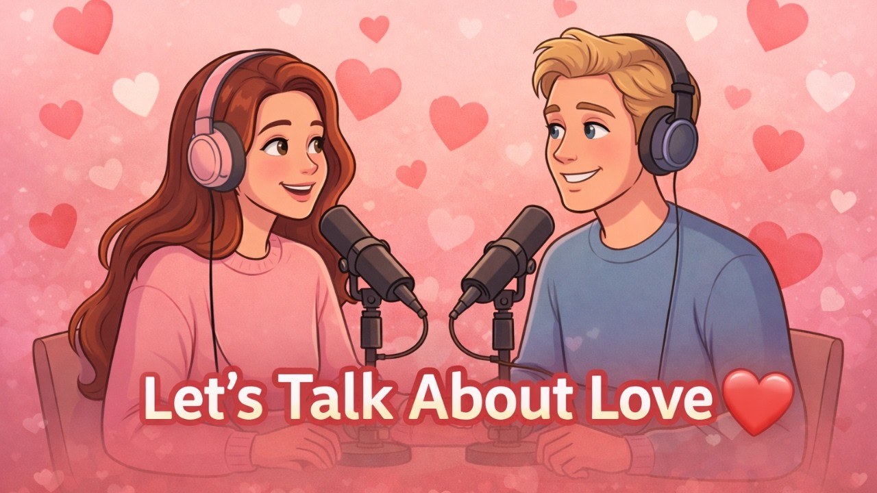 Valentine’s Day in English ❤️ | Easy Listening Conversation for Beginners