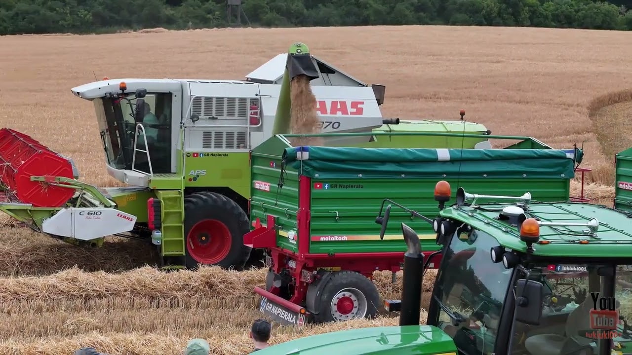 ŻNIWA 2025! -Jęczmień Ozimy🌾 -GR NAPIERAŁA-CLAAS MEGA 370 💪🔥