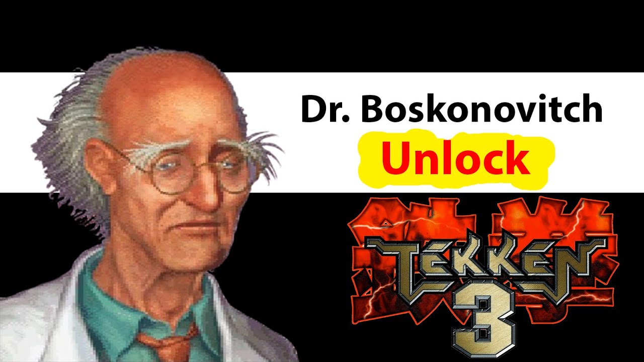 Tekken 3 - unlock Doctor Bosconovitch Tekken Force Mode