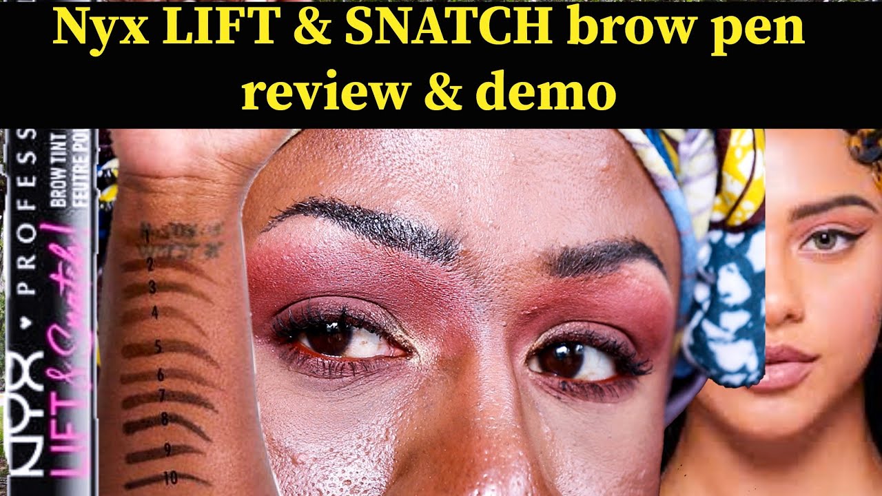 Nyx LIFT & SNATCH brow pen review & demo