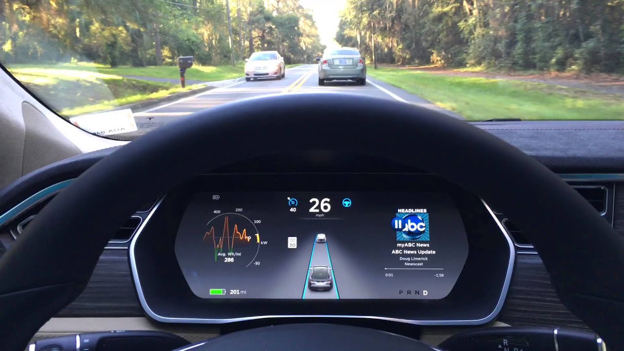 Tesla AutoPilot First Drive