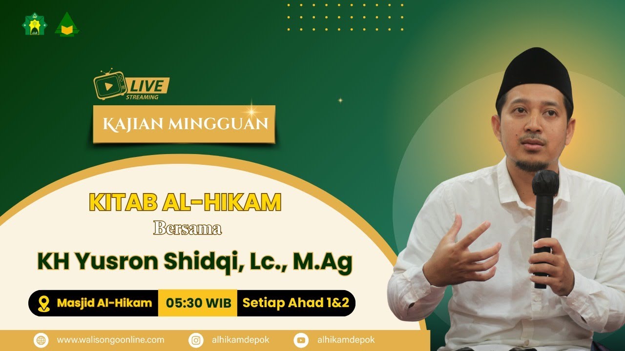 Kajian Mingguan Kitab Al-Hikam 
