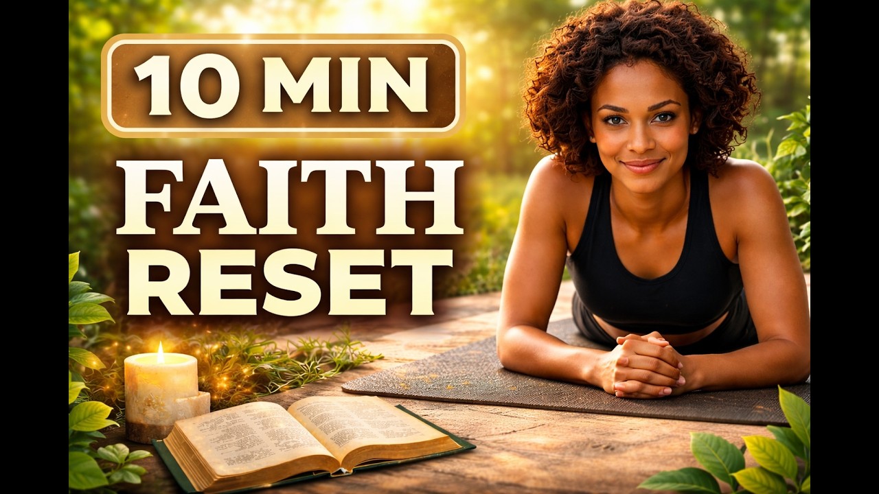 10 MIN Faith Reset | Christian Wellness Routine for Peace & Strength