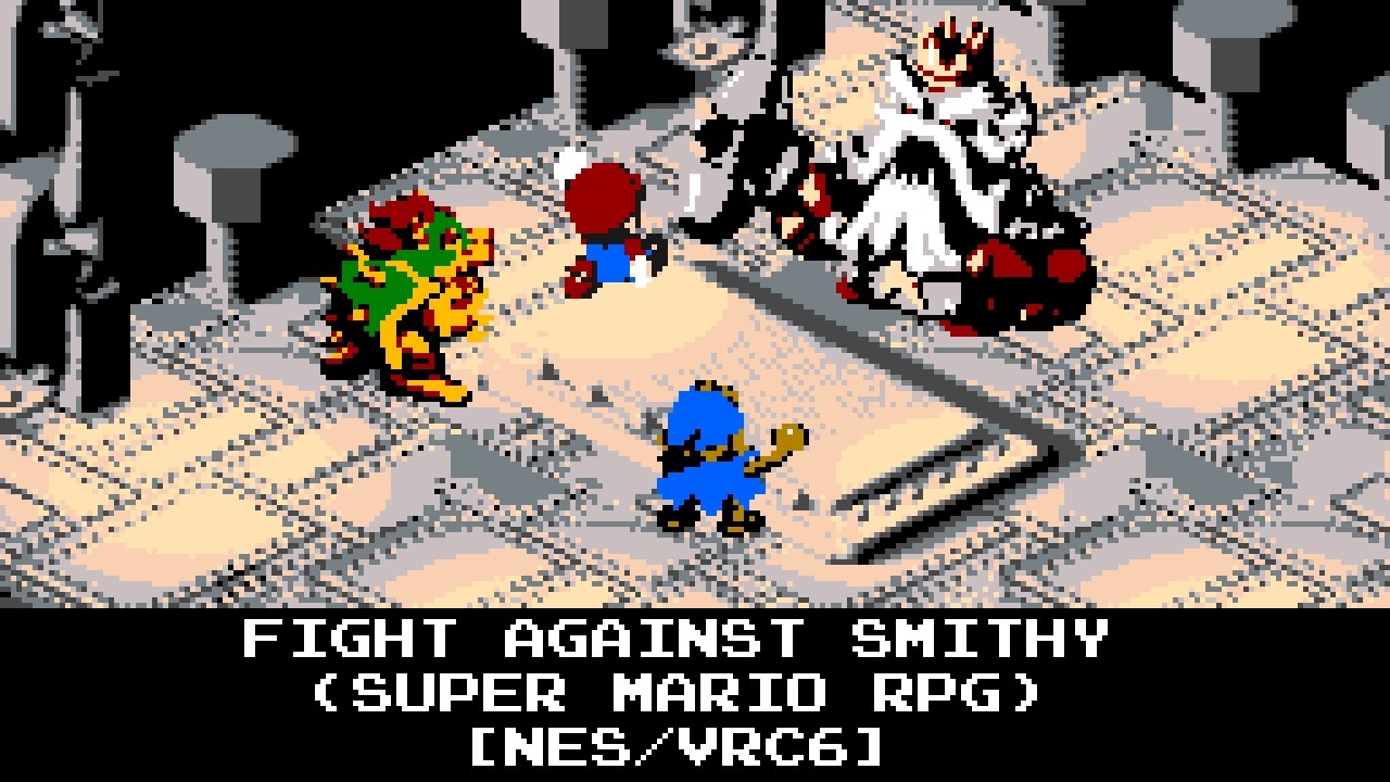 Famitracker Bits - Fight Against Smithy (Super Mario RPG) [8-bit, NES/VRC6]