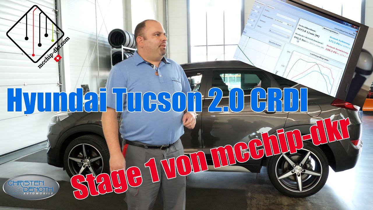 Hyundai Tucson 2 0 CRDI // Stage 1 mcchip-dkr