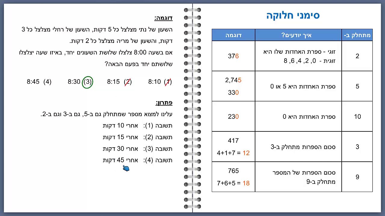 סימני חלוקה