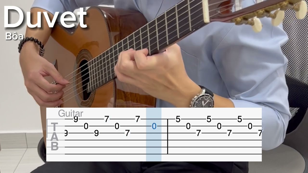 Duvet by B&ocirc;a (EASY Guitar Tab)
