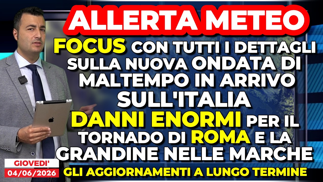 Allerta Meteo, FOCUS con tutti i dettagli sulla nuova ondata di maltempo in arrivo sull'Italia!
