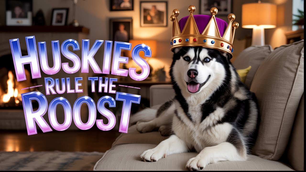 who's in charge around here? Huskies in Charge?