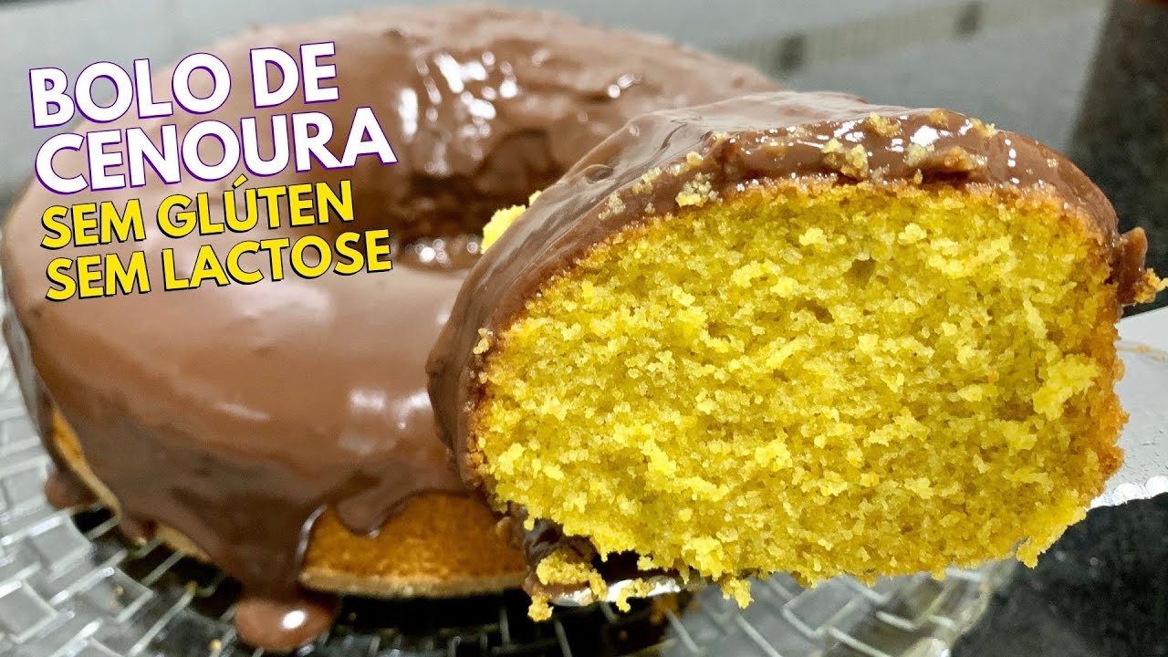 COMO FAZER BOLO DE CENOURA | SEM GLÚTEN E SEM LACTOSE #horadogrude