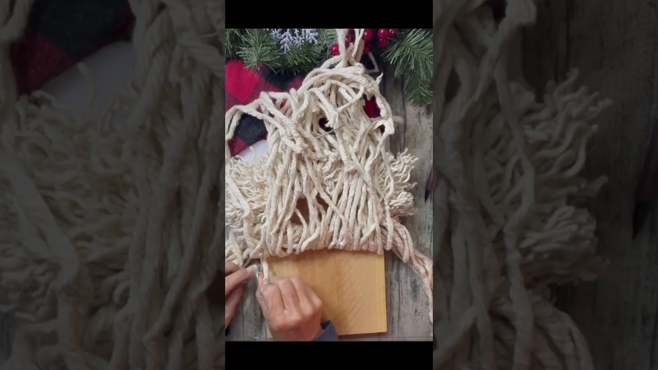 Mop head Santa