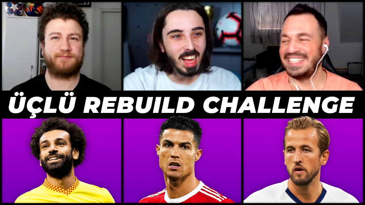 HER TAKIMDAN 1 OYUNCU ALMA ÜÇLÜ REBUILD CHALLENGE // FIFA 22 KARİYER MODU @UKarakullukcu @OnurOnline