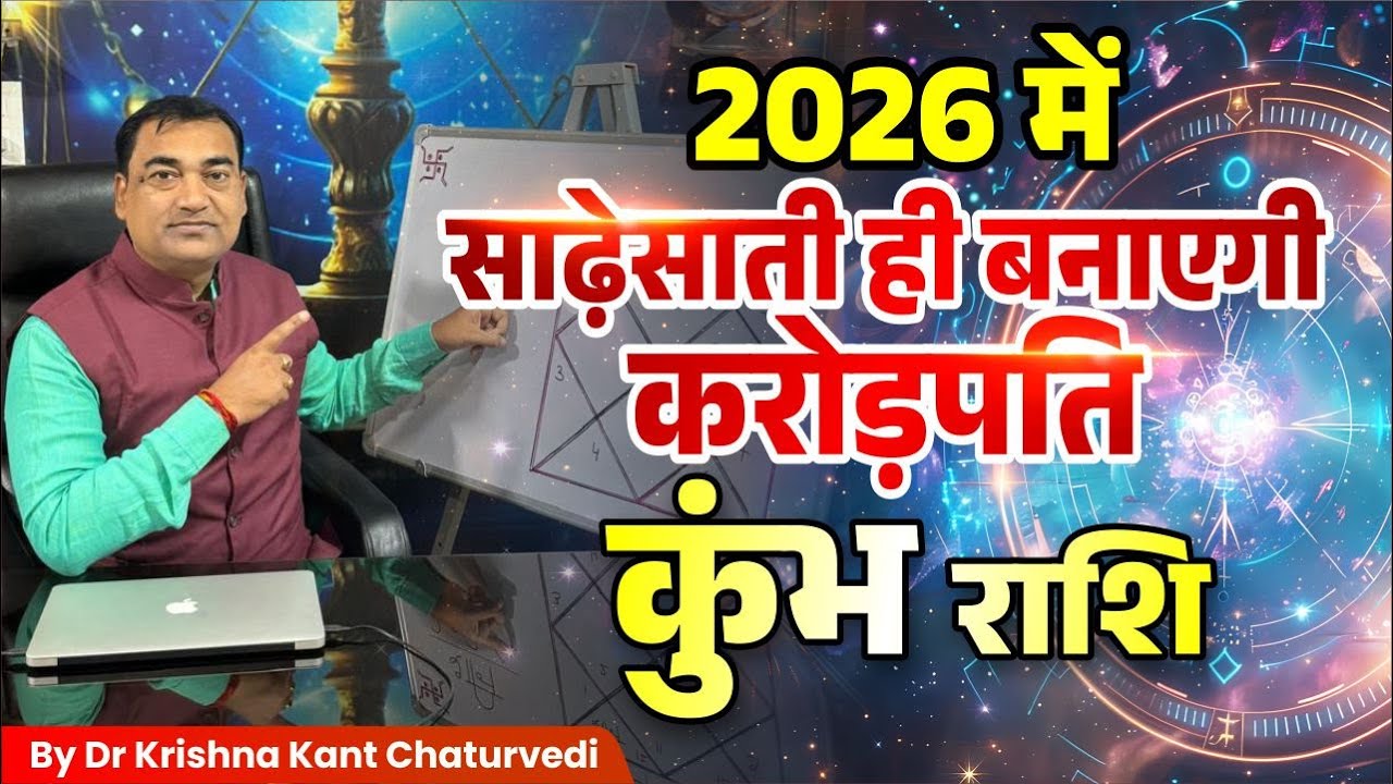 2026 में साढ़ेसाती ही बनएगी करोड़पति – कुंभ (Kumbha) Aquarius राशि वाले जाने क्या प्रभाव होने वाला है?