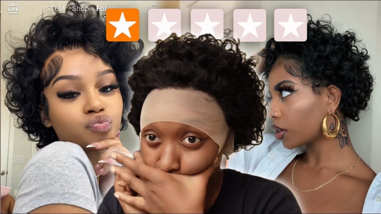 Trying the VIRAL TikTok Pixie over Locs | Idoli Hair | Danielia