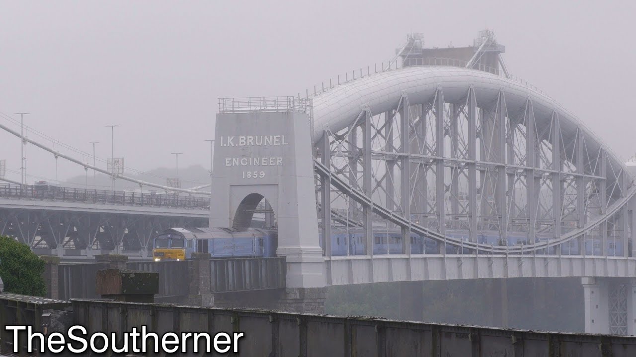 'The Britannic Explorer' crosses the Royal Albert Bridge on its Cornish debut 30/08/2025