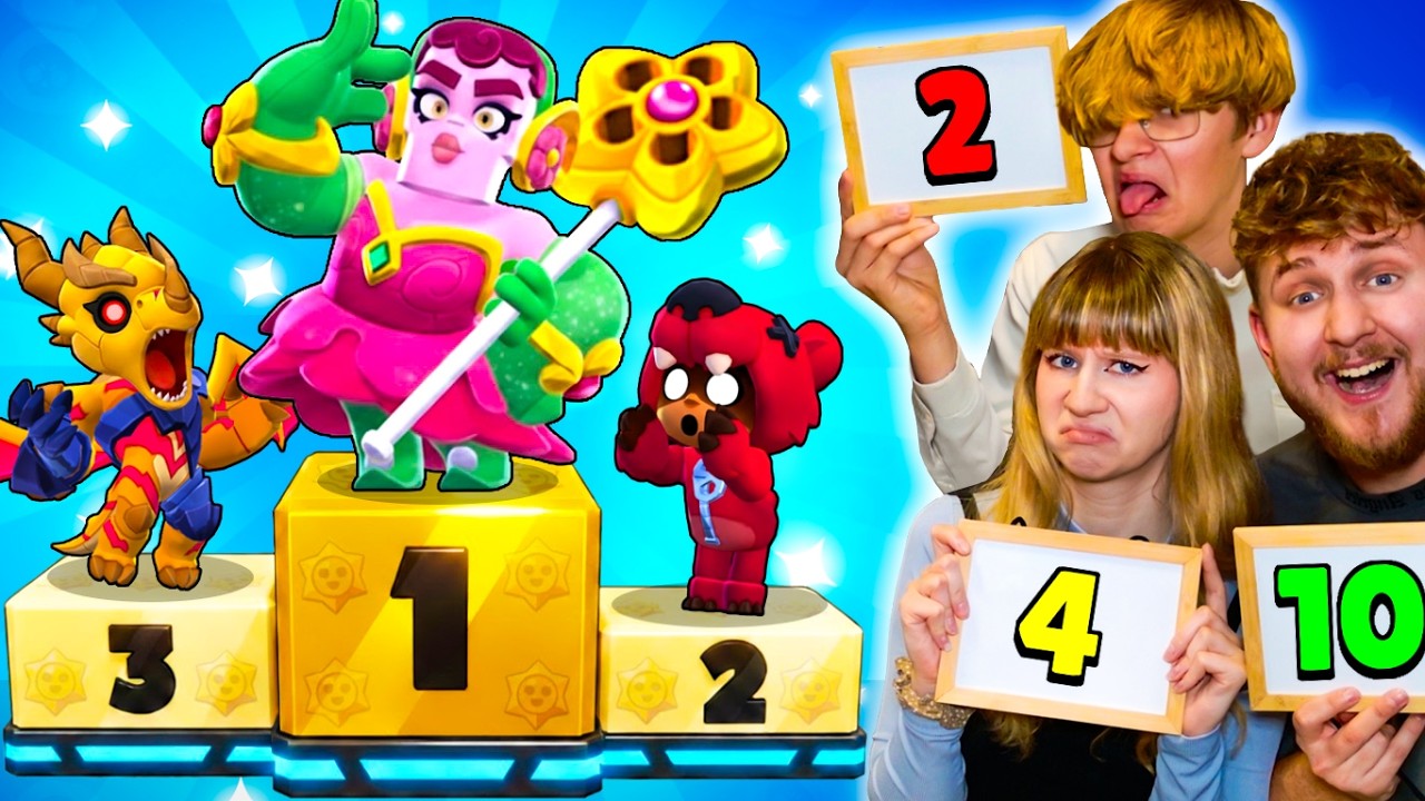 Wybieramy NAJLEPSZY SKIN (TOP 1) w BRAWL STARS 2026!😲 *RANKING SKIN&Oacute;W*