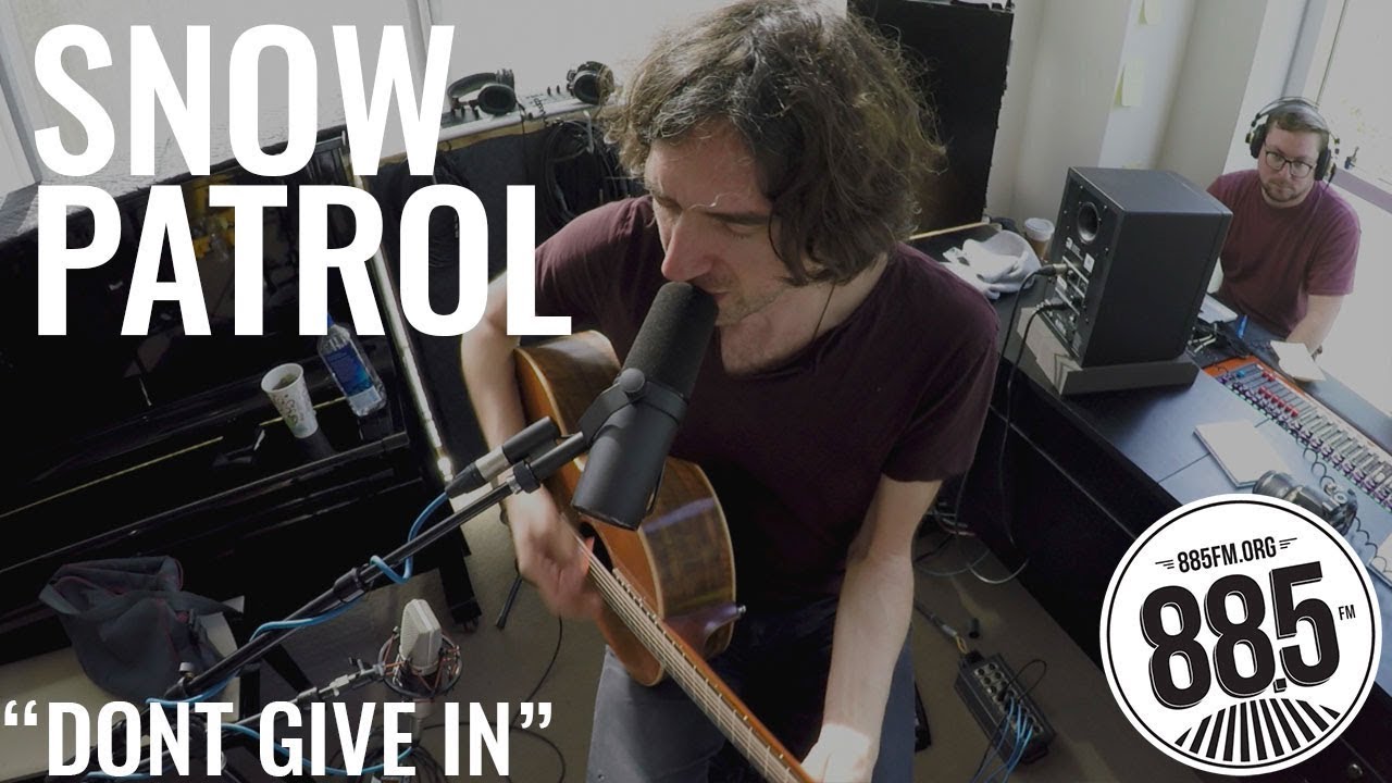 Snow Patrol || Live @ 885FM || "Don't Give In"