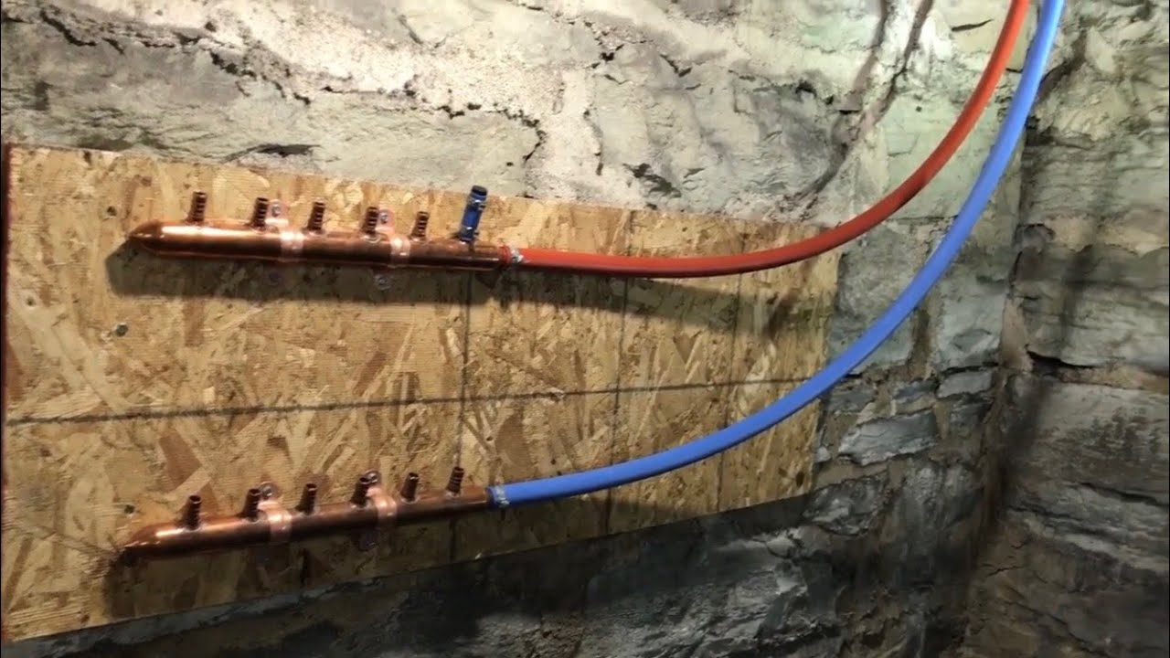 Installing PEX Water Lines