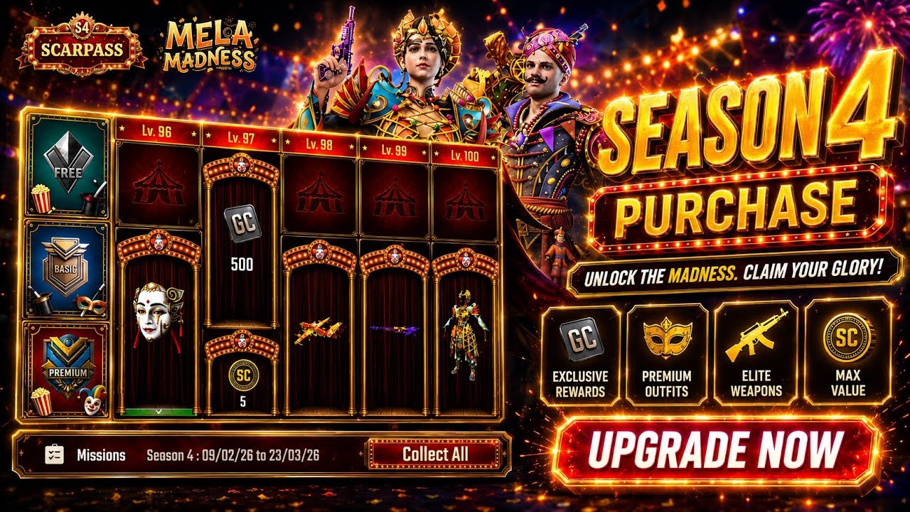 ScarFall 2.0 ScarPass Season 4 Mela Madness Purchase & Maxout 🔥 Full Rewards Unlocked!