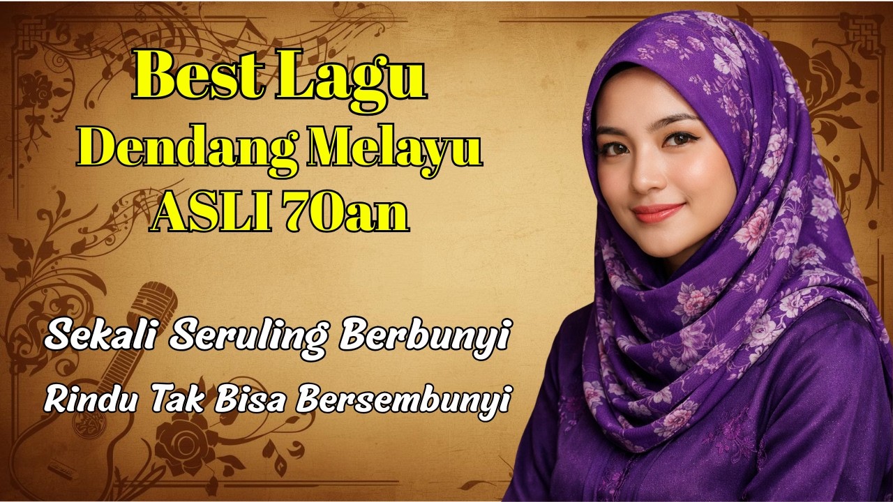 Dendang Melayu Asli 70an Paling Enak Didengar | Lagu Melayu Nostalgia Bikin Hati Tenang & Rindu
