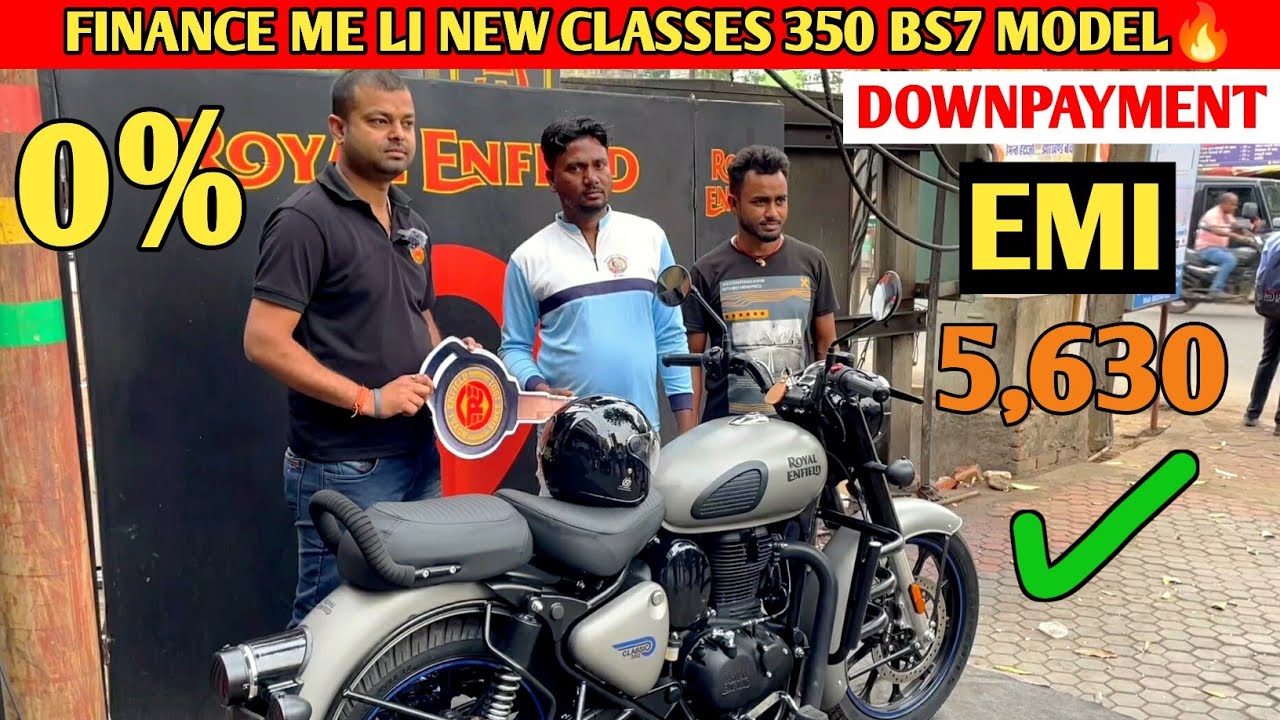 Taking Delivery Of New 2023 RE Classic 350 BS7  In Finance EMI Cost😱😲 | Down Payment ✔️ | Easy Loan