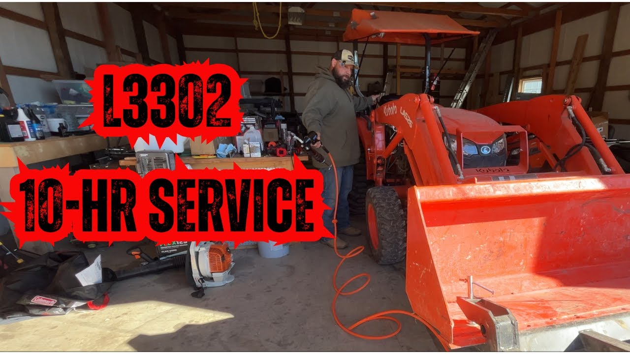 Kubota L3302 Grease Points Explained | 10-Hour Maintenance Reminder