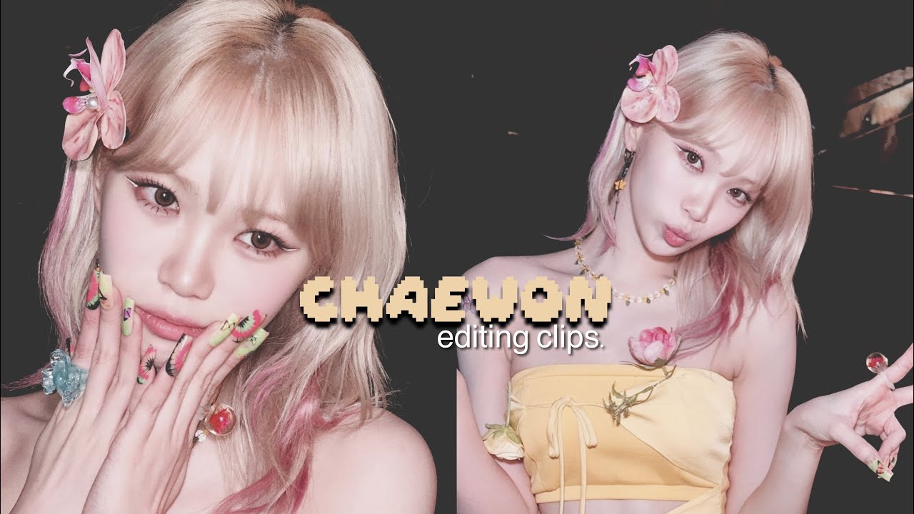 LE SERRAFIM Chaewon hot 4K editing clips | Scenepack 