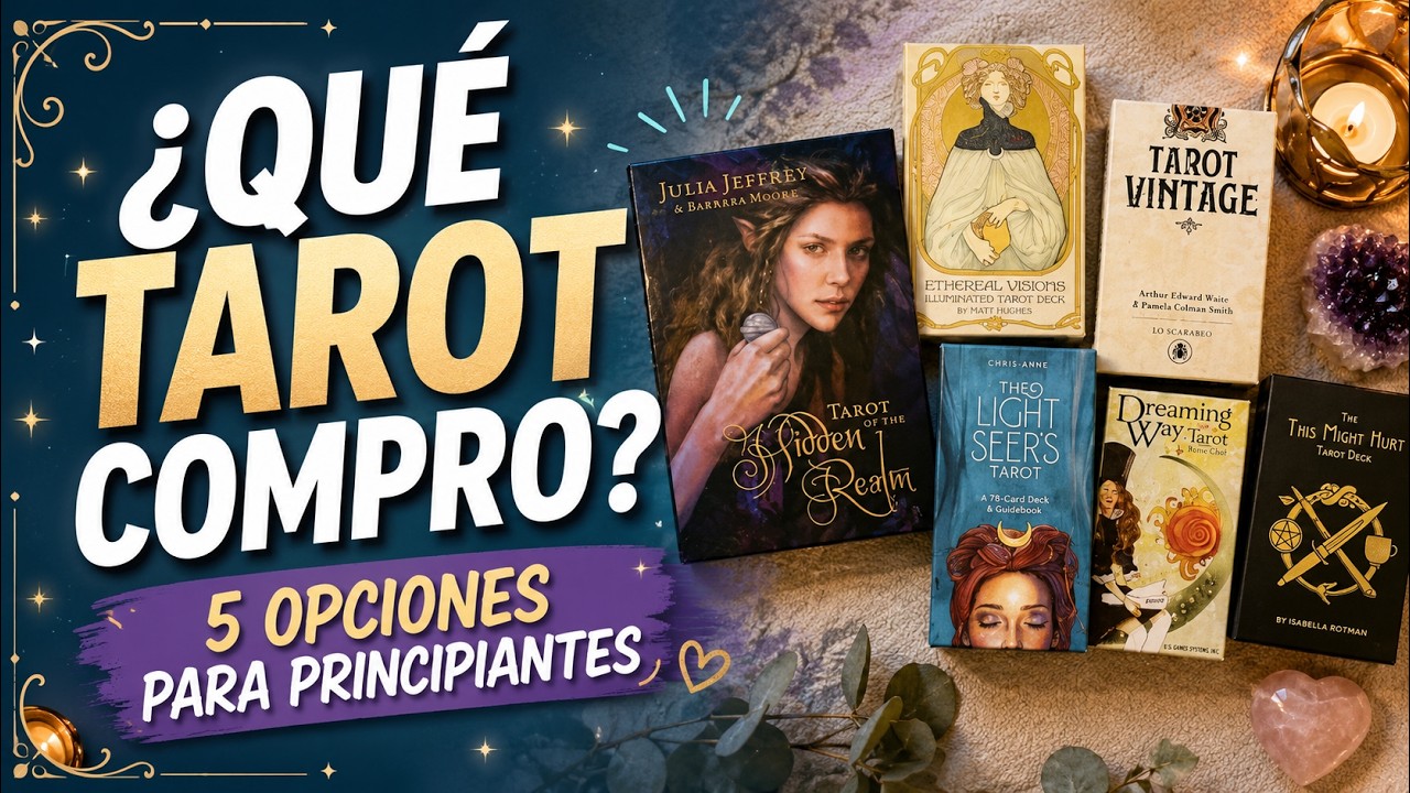 💫Top 5 Mazos para principiantes💫 #tarot #tarots #tarotcards #top5tarot #tarotenespañol #tarotcards