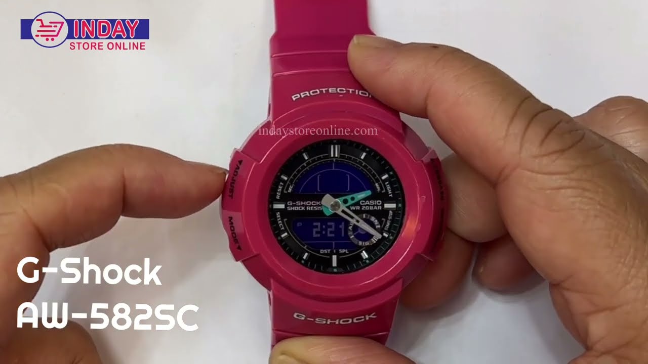 G-SHOCK AW-582SC HOW TO ADJUST TIME SETTINGS? AND HOW TO ADJUST HAND OR ANALOG POSITION?