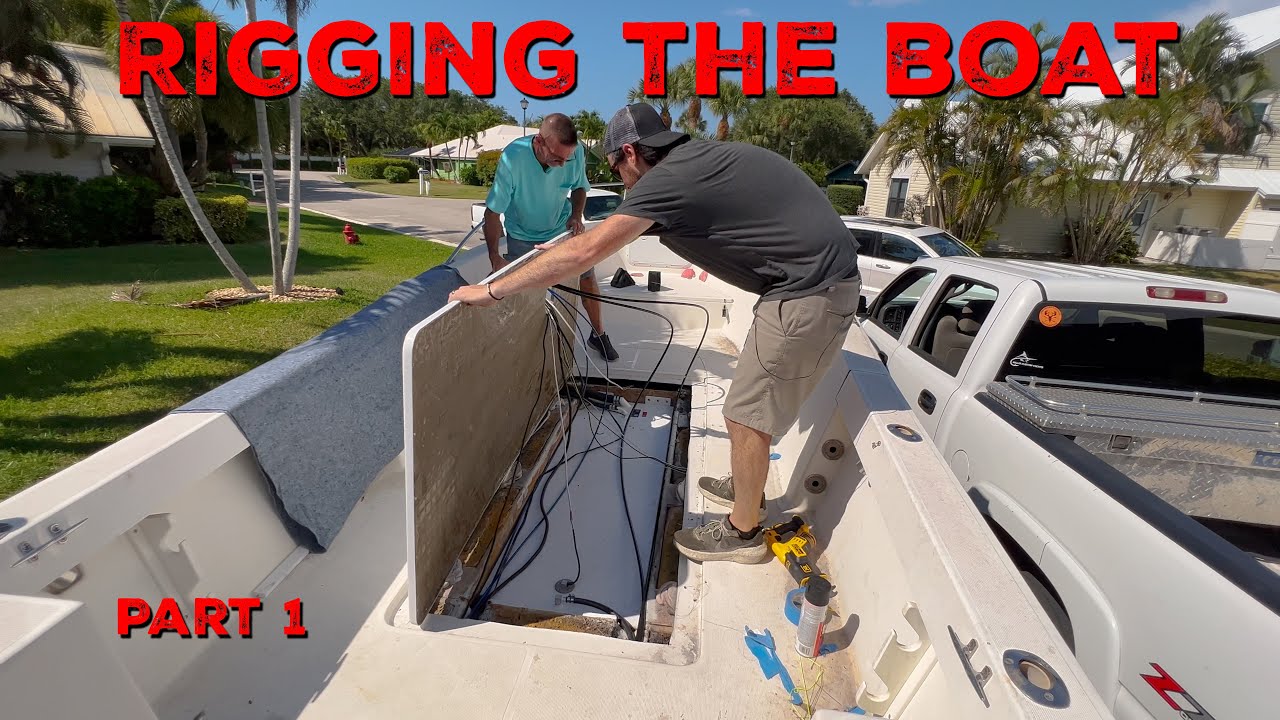 Installing the Fuel Fil, Deck, and Rigging  | Pursuit Project Boat