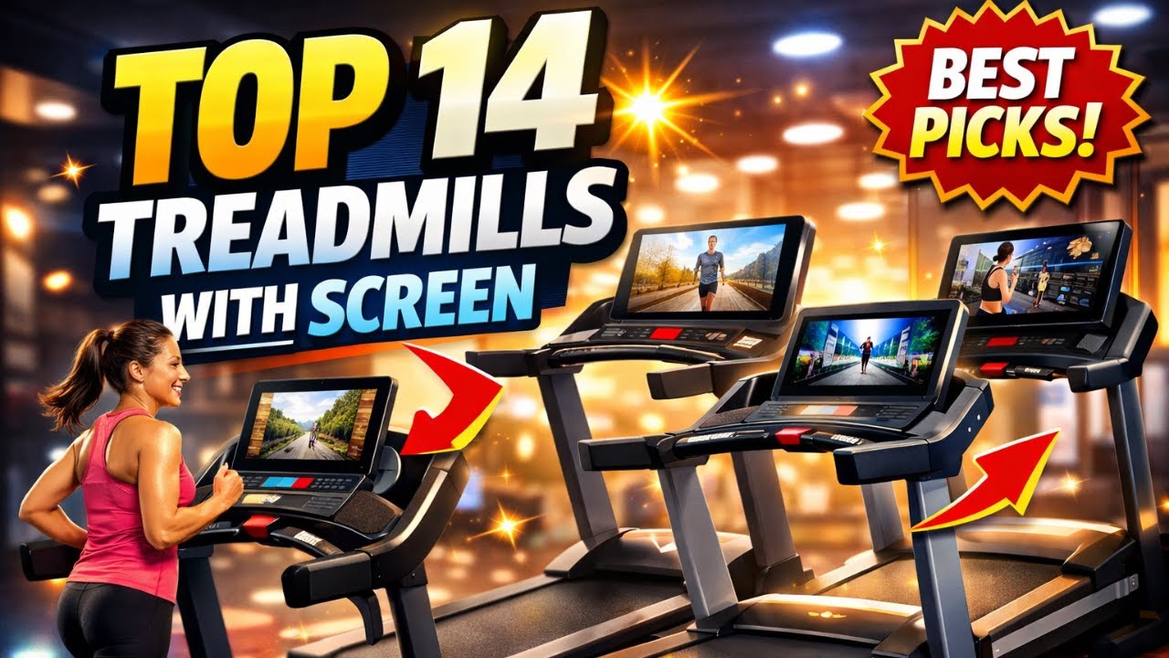 //Top 14 Best Treadmills with Screen // | Smart Treadmills for Home & Gym Workouts!!