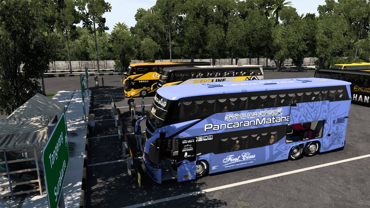 ETS2 MALAYSIA BAS PANCARAN MATAHARI PART 1 (MAP PKU)