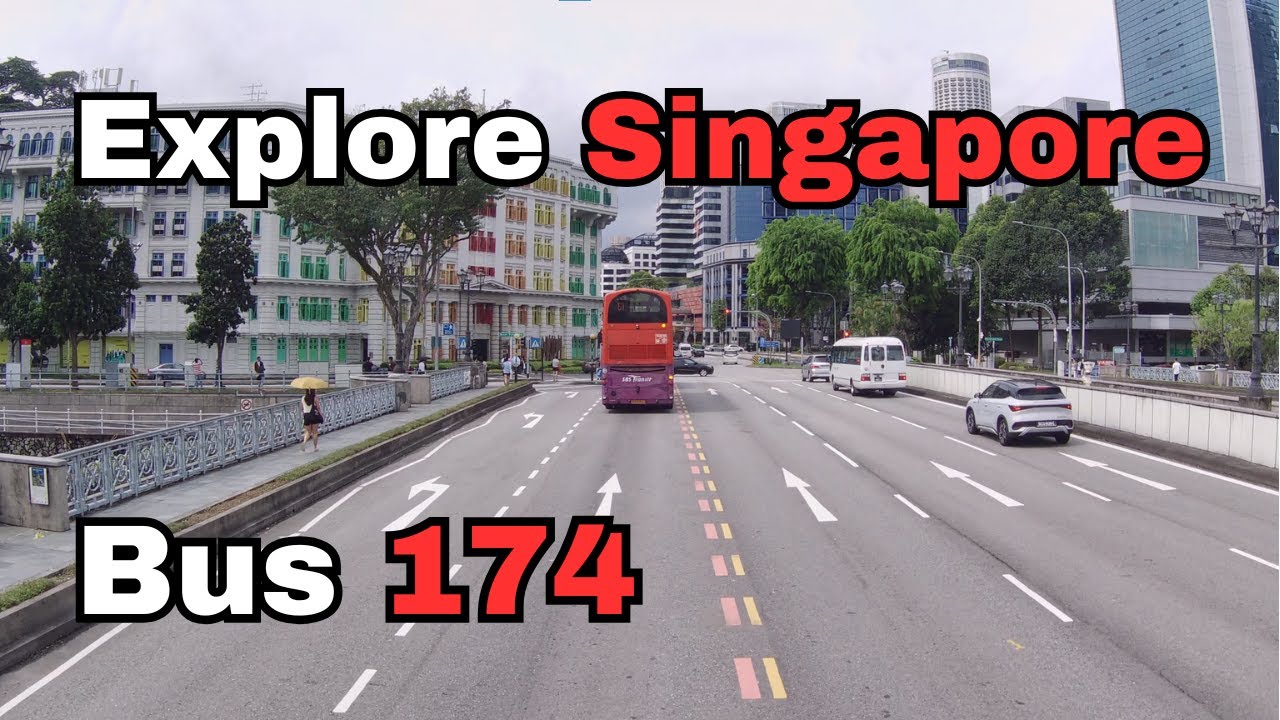 [4K] Explore Singapore on Bus 174 (Kampong Bahru to Boon Lay)