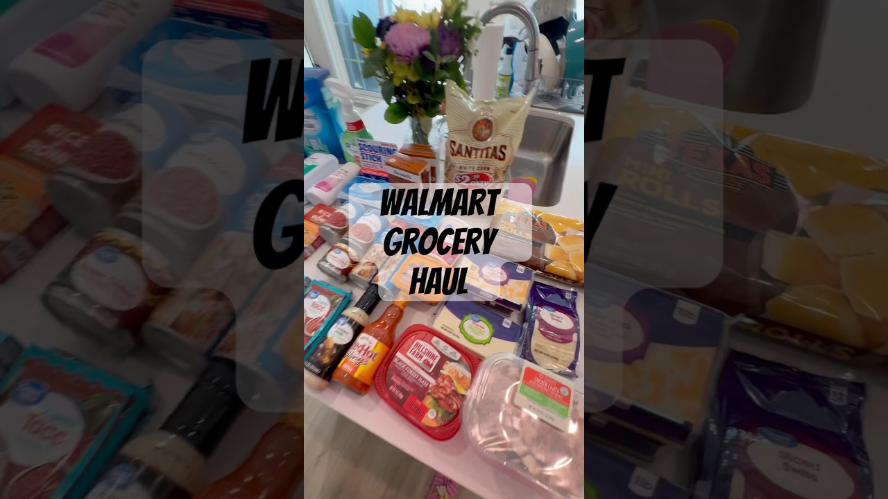 Walmart Grocery Haul! #walmart #groceryhaul #texasroadhouse #food