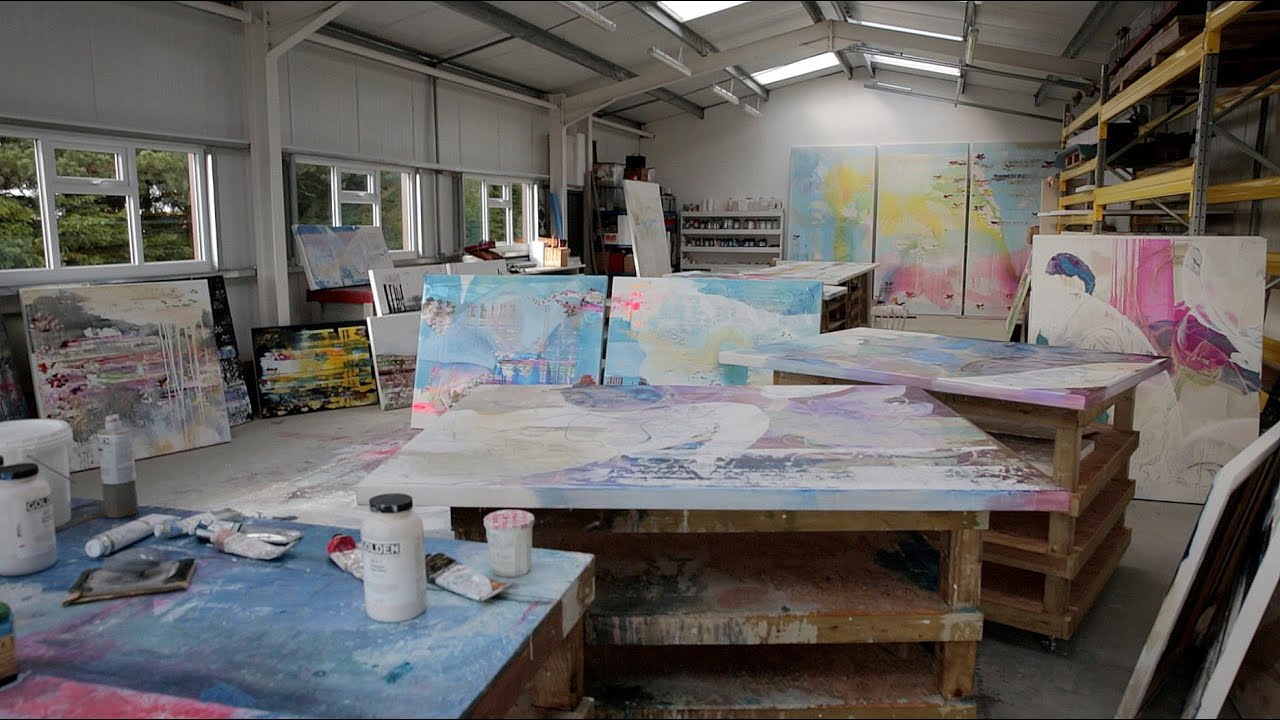 British Contemporary Artist : Painter Jessica Zoob open studio 2018