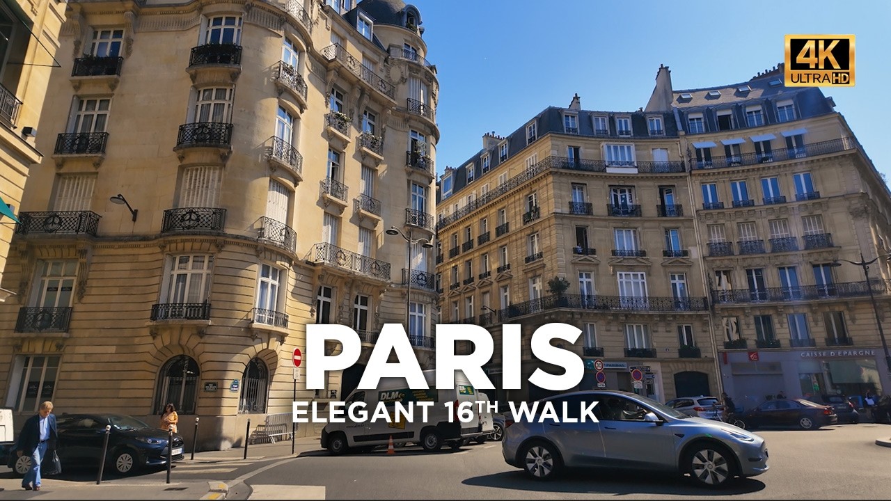 ПЕШАЯ ПРОГУЛКА ПО ПАРИЖУ - От Скрытого Монастыря до Эйфелевой Башни - 4K 60 fps