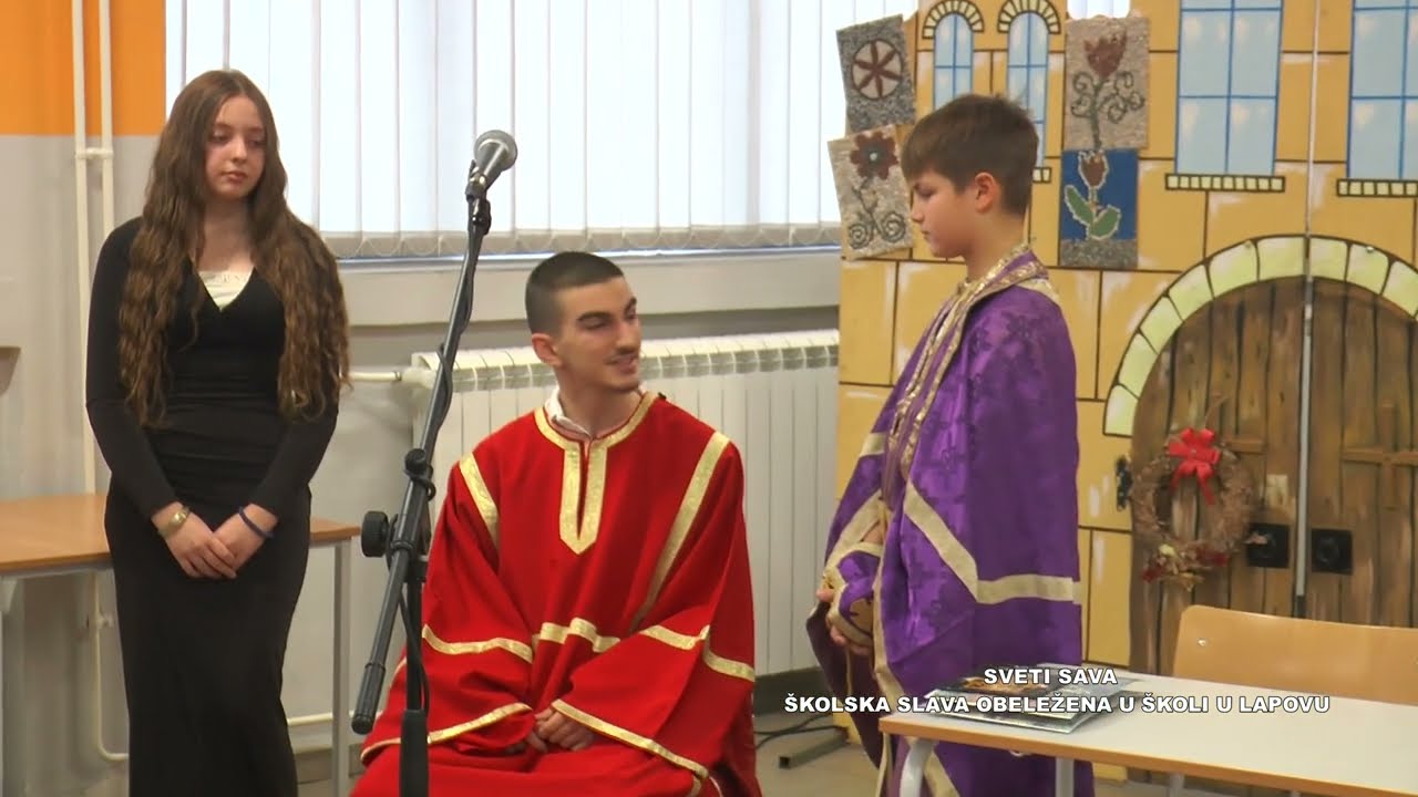 Obeležena školska slava Sveti Sava u Lapovu 27 01 2026 Humana Tv plus Lapovo