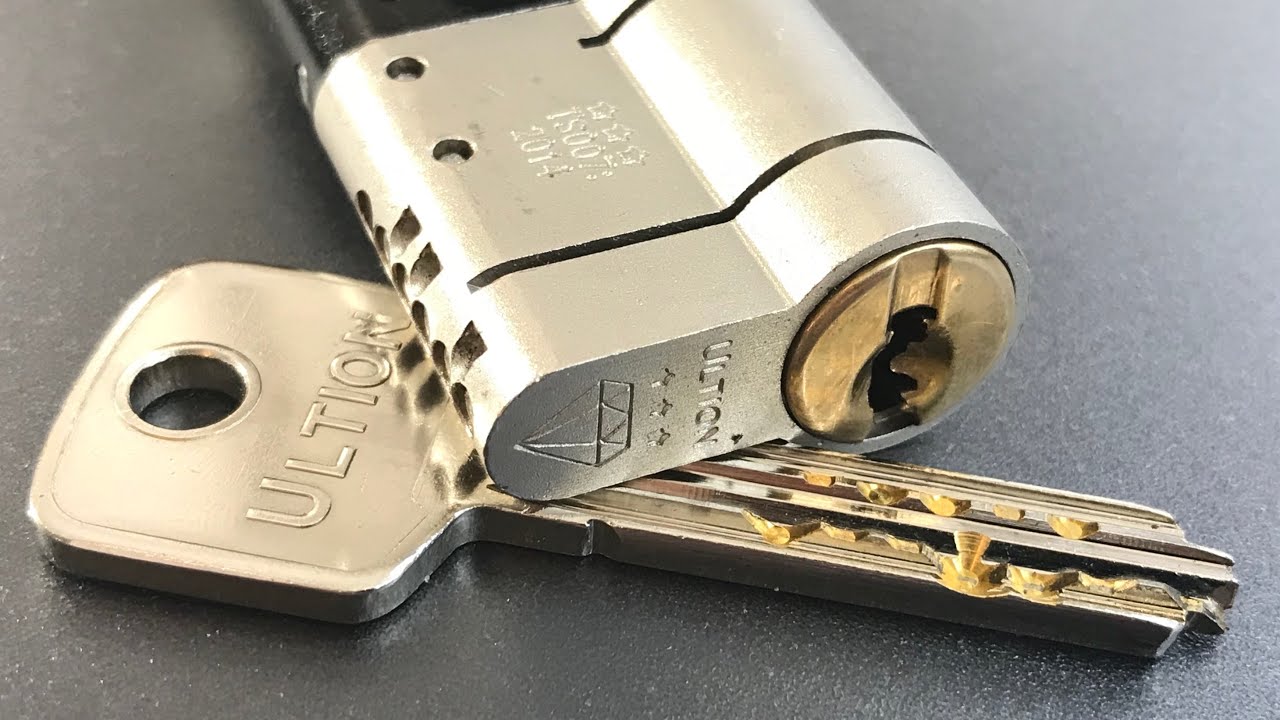 [628] Ultion Euro Profile Cylinder Picked and Gutted