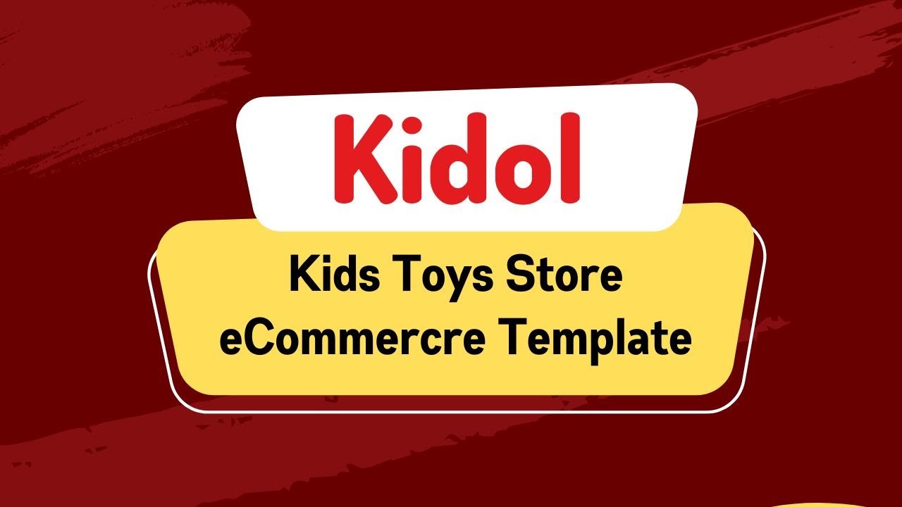 Kidol - Kids Toys Store eCommerce HTML Template | Bootstrap Template