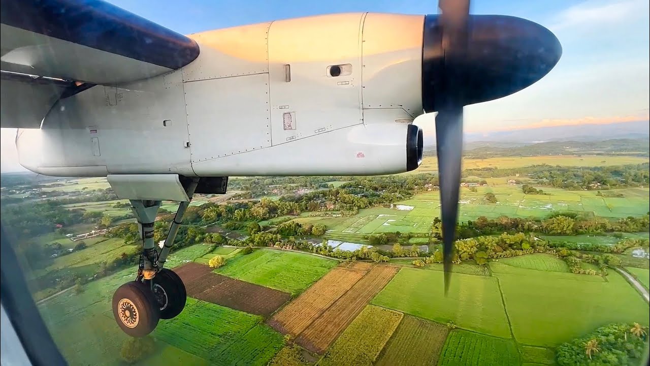 ПОСАДКА В ИЛОЙЛО | Рейс Q400 авиакомпании Philippine Airlines