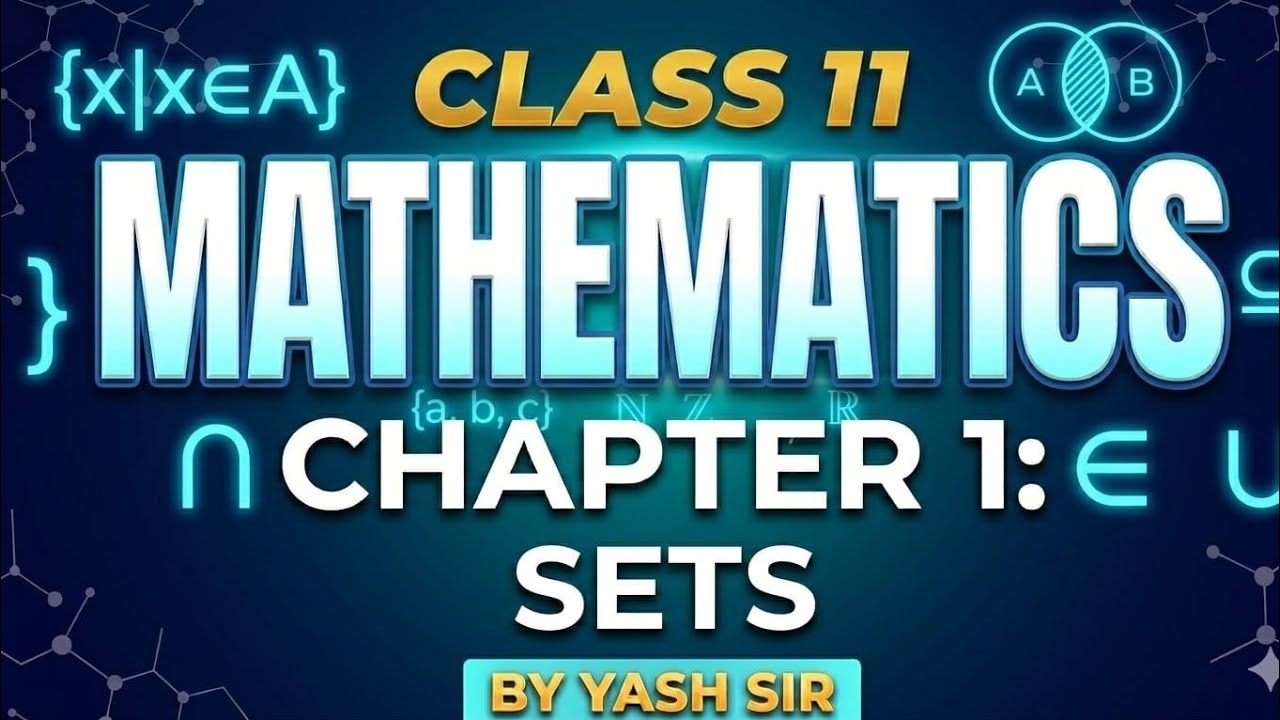 class :-11th maths chapter :-01set