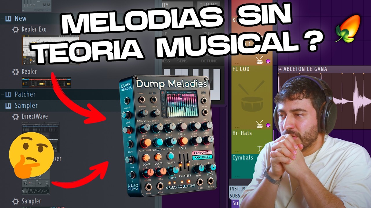 Así hago melodías para Tainy sin saber nada de teoría musical