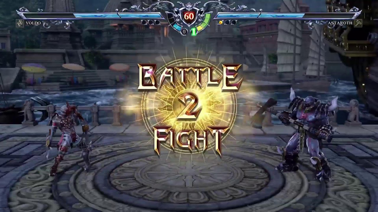Soul Calibur against a small human