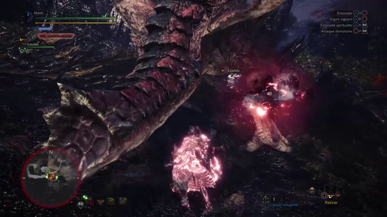 Monster Hunter: World - Rathalos expert solo - Longsword - 3:08